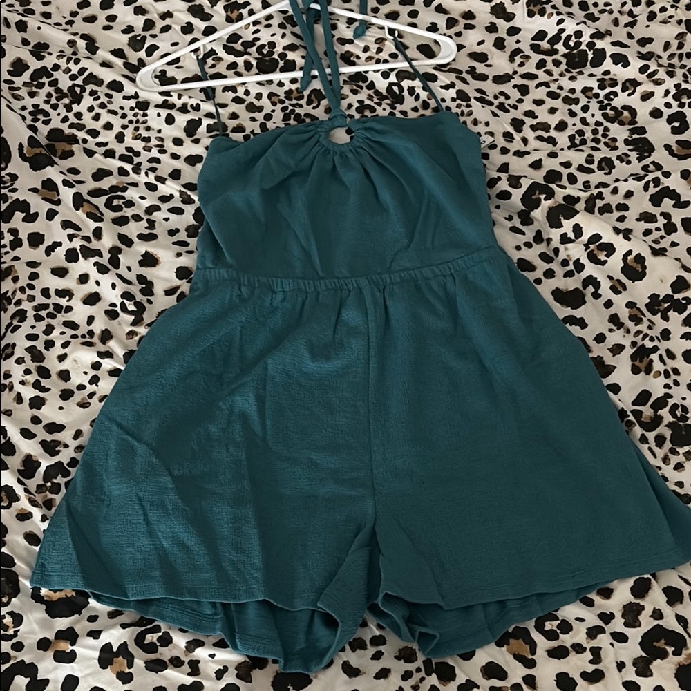 Teal Romper